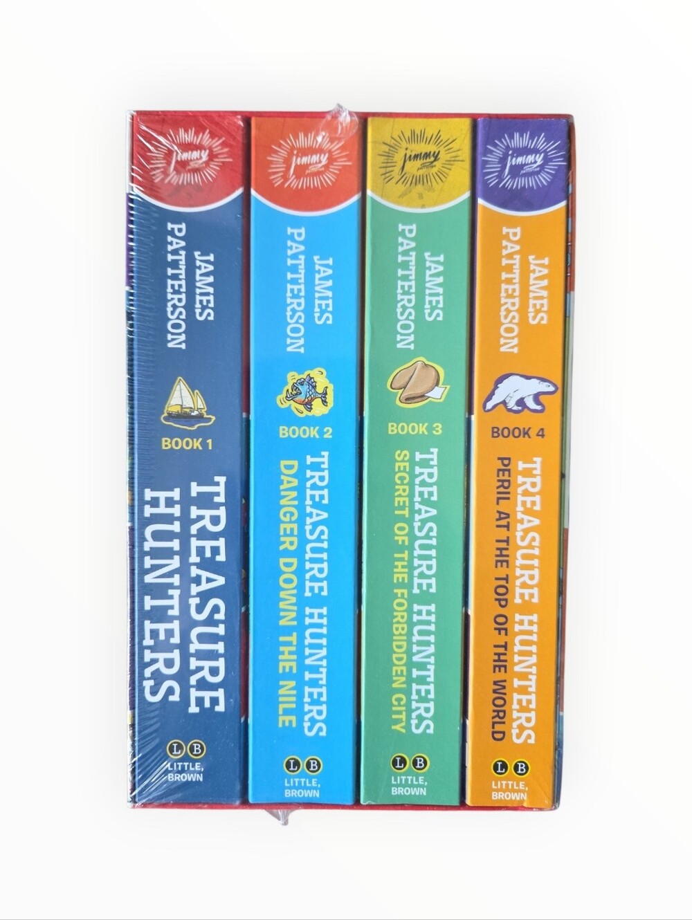 James Patterson Treasure Hunters 4-Book Boxed Set New Sealed Paperback Collectio